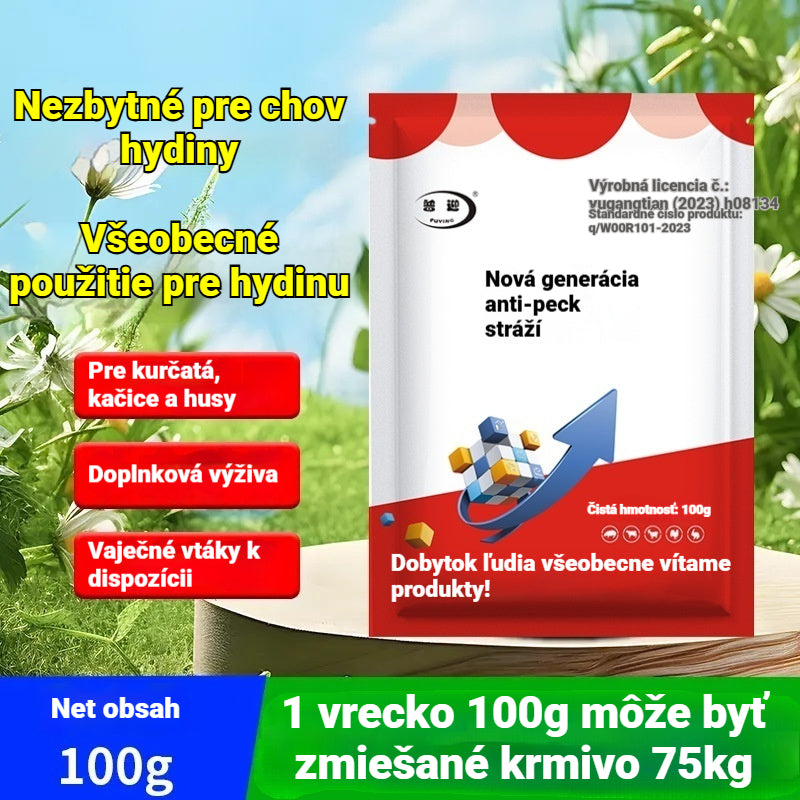 🐔【Kúpte jeden kus, druhý dostanete zadarmo】🐓Veterinárny doplnok s obsahom stopových prvkov na prevenciu zobania. Vhodný pre sliepky, kačice, husi a 🐣zvieratá, ktoré trpia únavou kloaky, zníženou kvalitou peria alebo vajec.