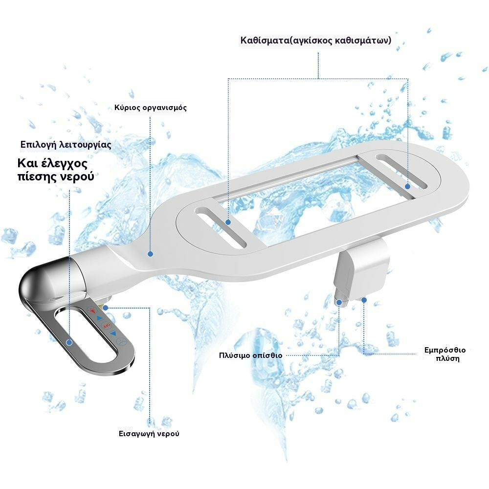 🚽💦【Časovo obmedzená polovičná cena】Nevyžaduje elektrinu, inteligentná toaleta s dvoma tryskami, samočistiaca hygienická inteligentná toaleta.