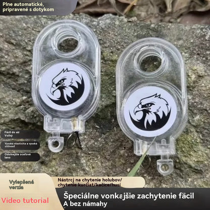 🐦🔥【Compra 2 y llévate 2 gratis】Nueva trampa para animales de resorte para exteriores, trampa para animales autoblocante de alta sensibilidad
