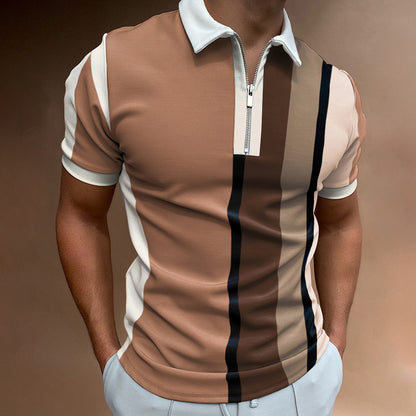 ✨👔50% popusta💖 [S-3XL]🌹 Nova ljetna muška polo majica s patentnim zatvaračem za 2026.
