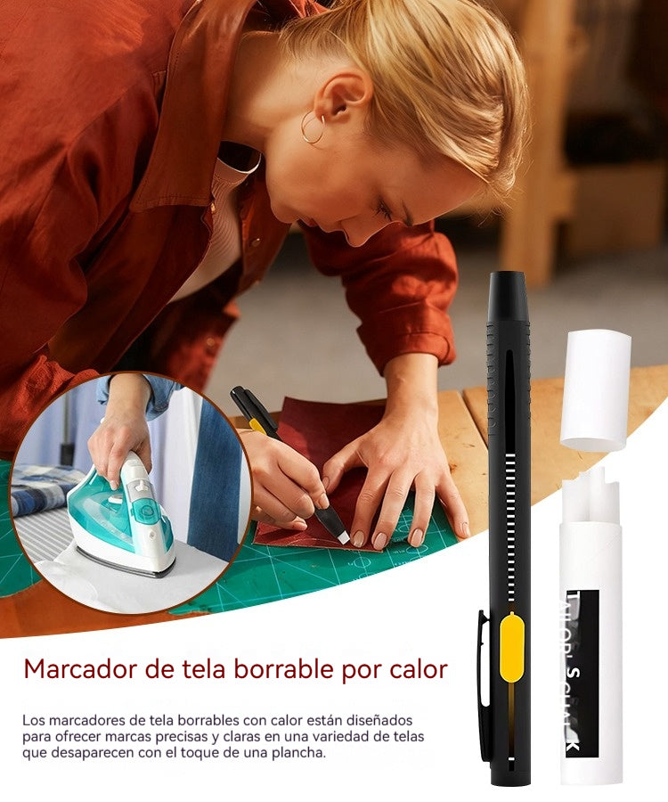 [20 piezas] ✍️Bolígrafo marca Panda, carcasa de sastre, material de corte, posicionamiento, marcado, tiza, desaparece a altas temperaturas.