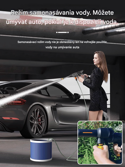 ✔️✔️【Výpredaj - 50%】Najpredávanejšia elektrická vysokotlaková vodná pištoľ roku 2026, vhodná na umývanie auta