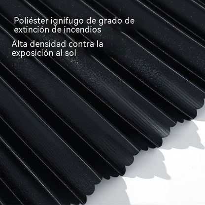 [Set od 4 dijela] Suncobran za automobilski prozor s kliznom tračnicom i izolacijskim slojem