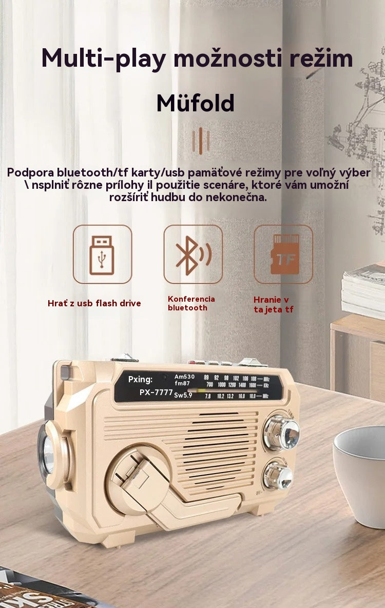 🏕️【-50%】(Zaručená pravosť) Multifunkčné prenosné svietidlo s AM rádiom