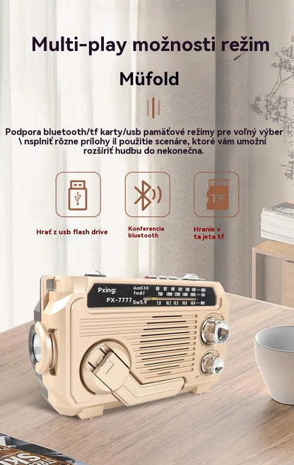 🏕️【-50%】(Zaručená pravosť) Multifunkčné prenosné svietidlo s AM rádiom