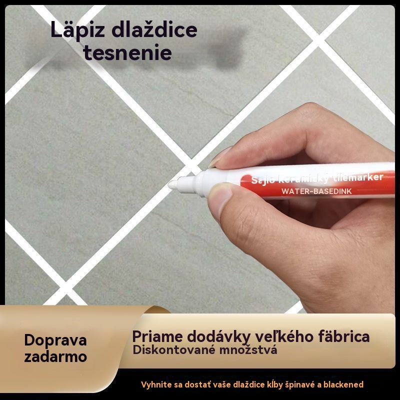 🔥Protiplesňové a vodeodolné pero na škárovanie dlaždíc