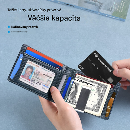 👨👛【Časovo obmedzená zľava - 50%】Jednoduchá pánska peňaženka s RFID ochranou
