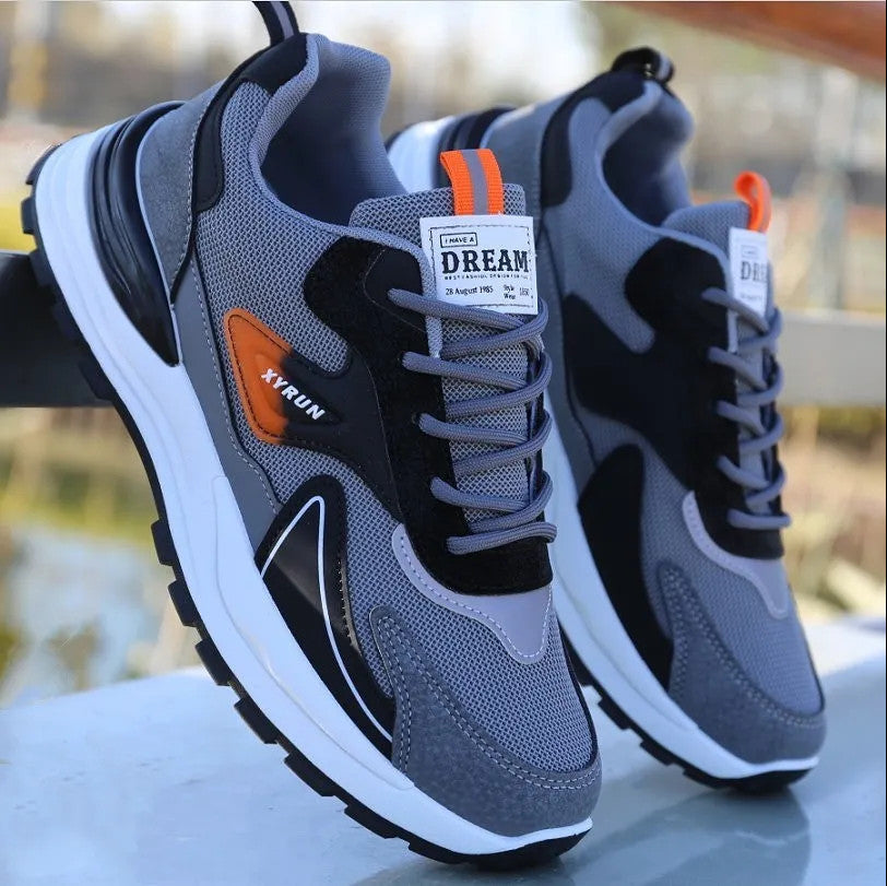 🔥👟[Hot Selling] Pánska priedušná ležérna obuv, odolná voči zápachu, mäkká kožená podrážka, štýlová a všestranná