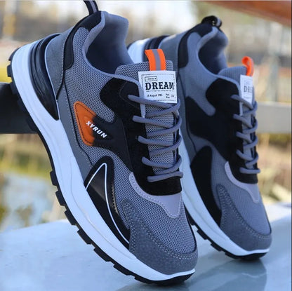 🔥👟[Hot Selling] Pánska priedušná ležérna obuv, odolná voči zápachu, mäkká kožená podrážka, štýlová a všestranná