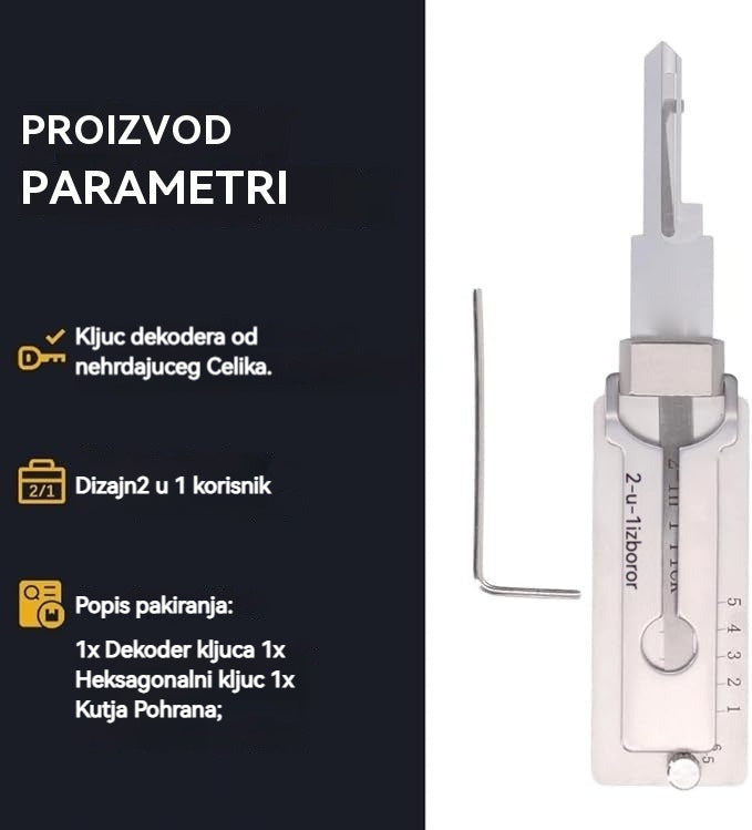🔐Posebne ponude ovog tjedna🔑 - 50% popusta🔥Dekoder ključeva od nehrđajućeg čelika
