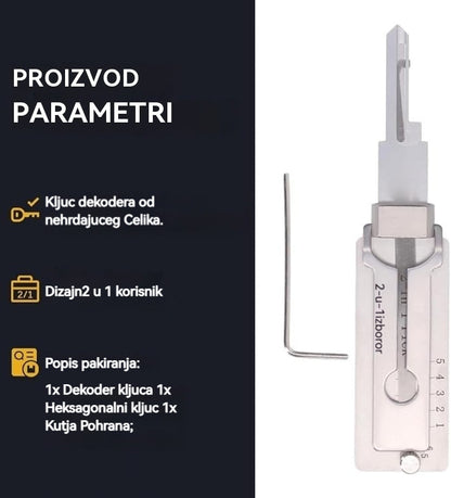 🔐Posebne ponude ovog tjedna🔑 - 50% popusta🔥Dekoder ključeva od nehrđajućeg čelika
