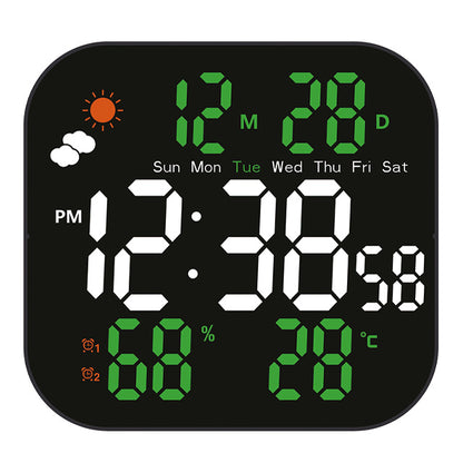 🕰️ Predaje prekročili 50 000 kusov! 🛏️ Časovo obmedzená 50% zľava! Digitálne hodiny s dvojitým použitím pre domácnosť/kanceláriu: Jemné budenie, rozlúčte sa s otravnými budíkmi! Nastaviteľný jas, tichá prevádzka v noci. 🌙