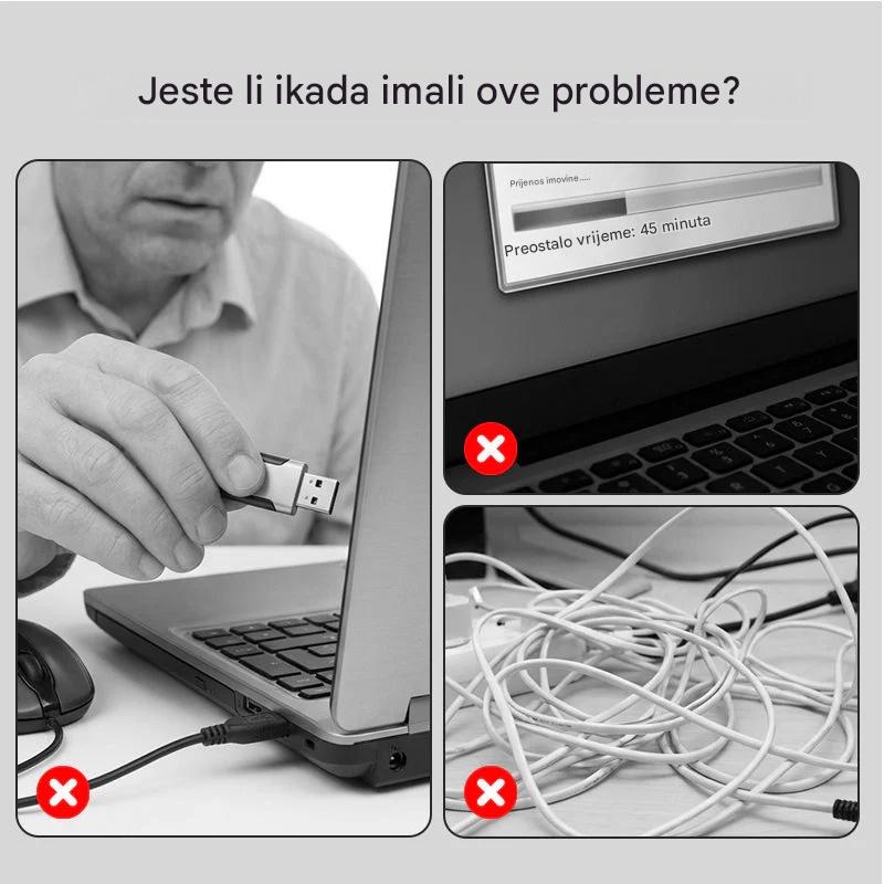 🔌✨ Prijenosni 5-u-1 USB-C hub s 4K HDMI izlazom 🎥💻