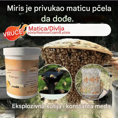 🐝 Mast za privlačenje pčela: Prirodna formula, brzo djelovanje! Brzo rješenje za privlačenje rojeva u košnicu!